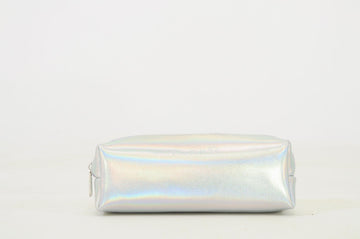 Lederen pennenzak - Silver